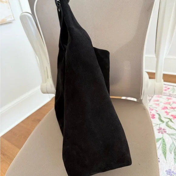 Large Black Suede Gucci Hobo Bag - Picture 7 of 14
